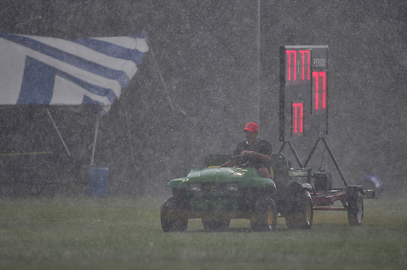 Rainy Start to Auburn Football Practice This Year