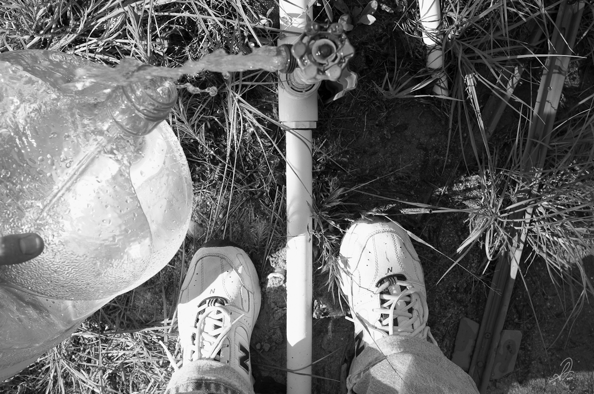 Hauling Water From our Well Day