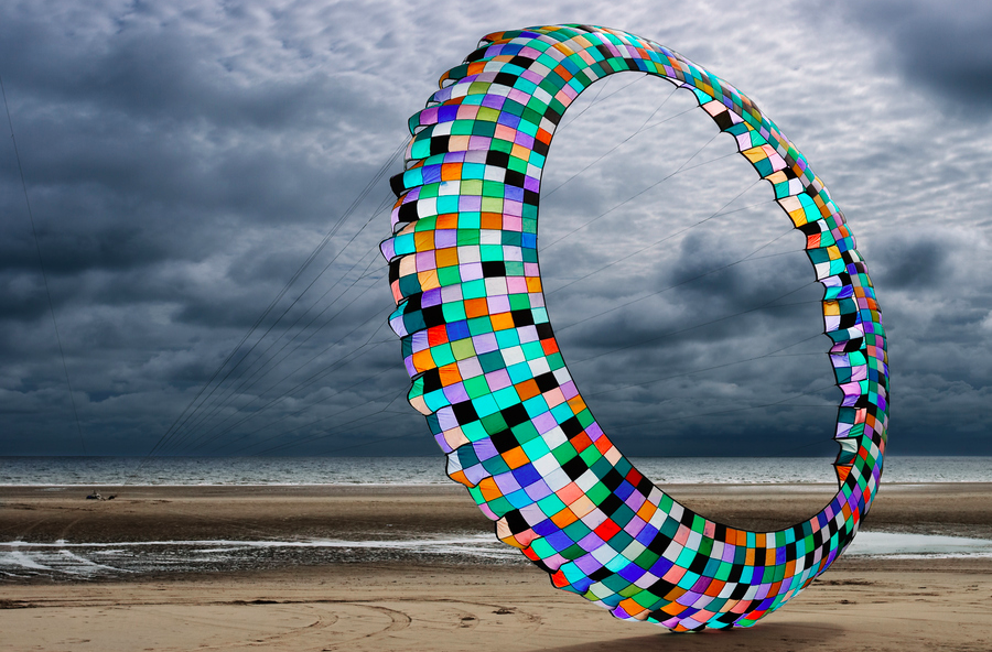 15' Kite At Annual Kite Festival in Blackpool (UK) by David Nightingale