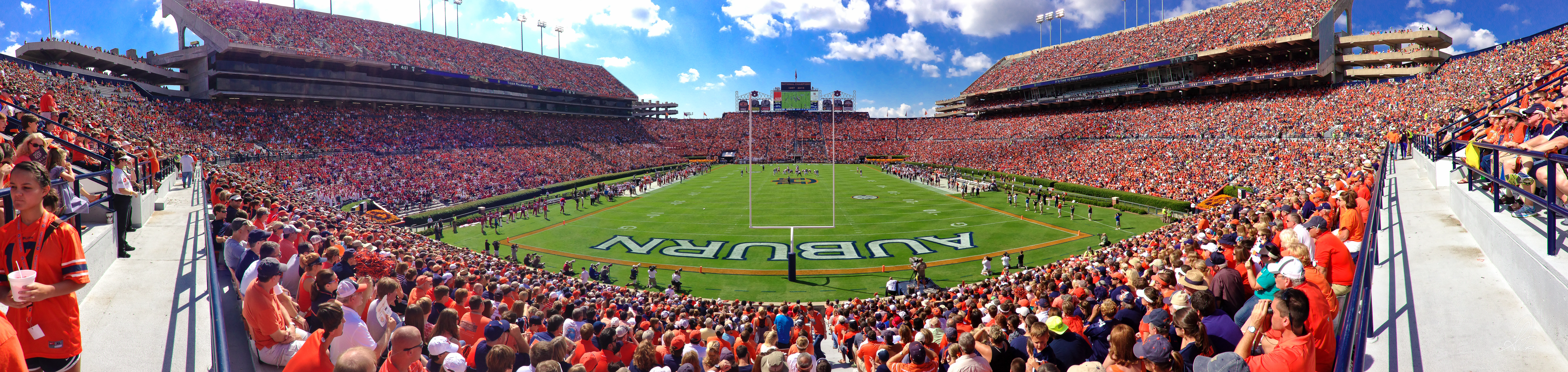 iOS Panorama Beauty of Auburn’s Jordan-Hare Stadium