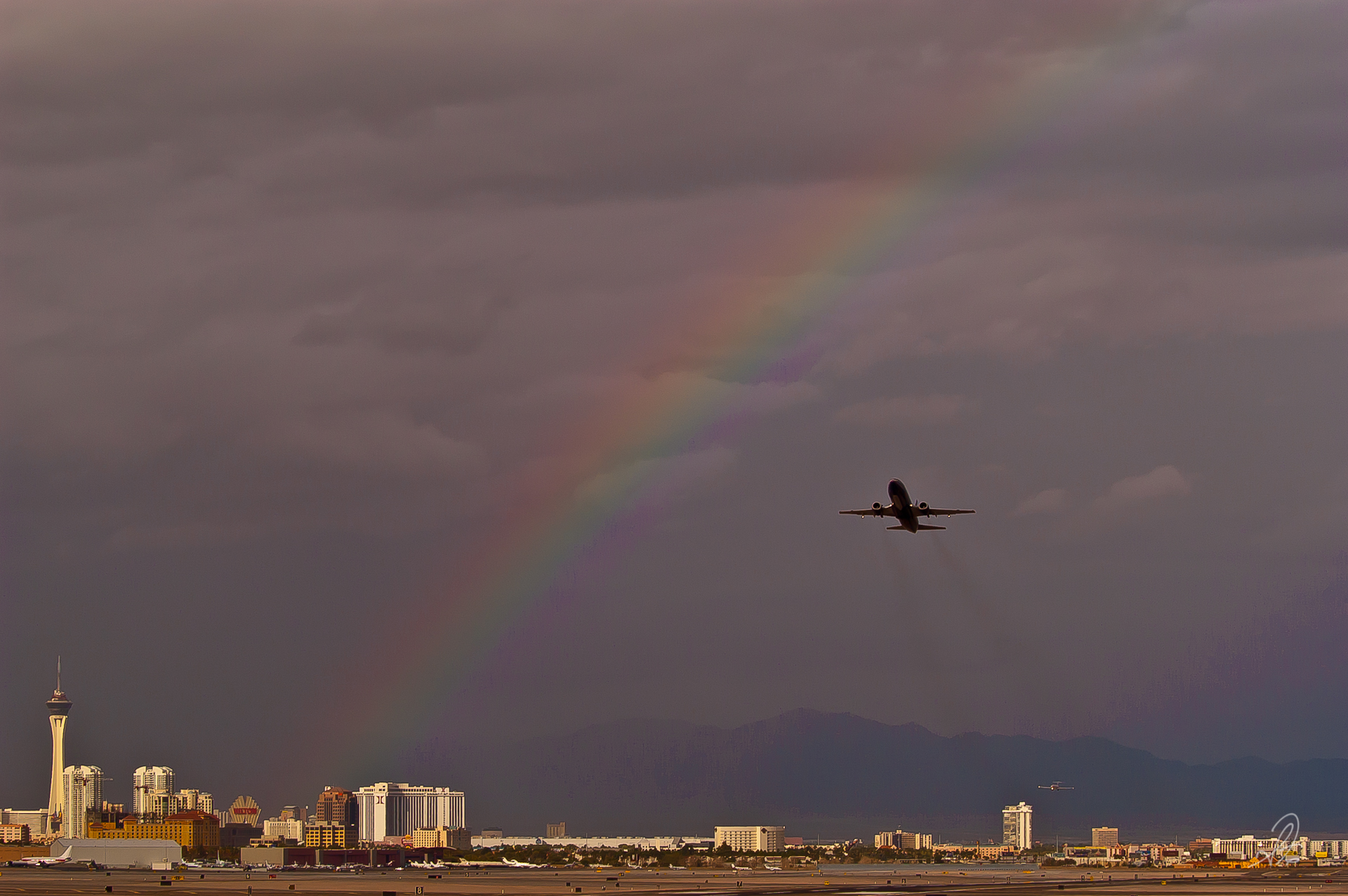 The Pot of Gold Rainbow Over the Las Vegas Strip?