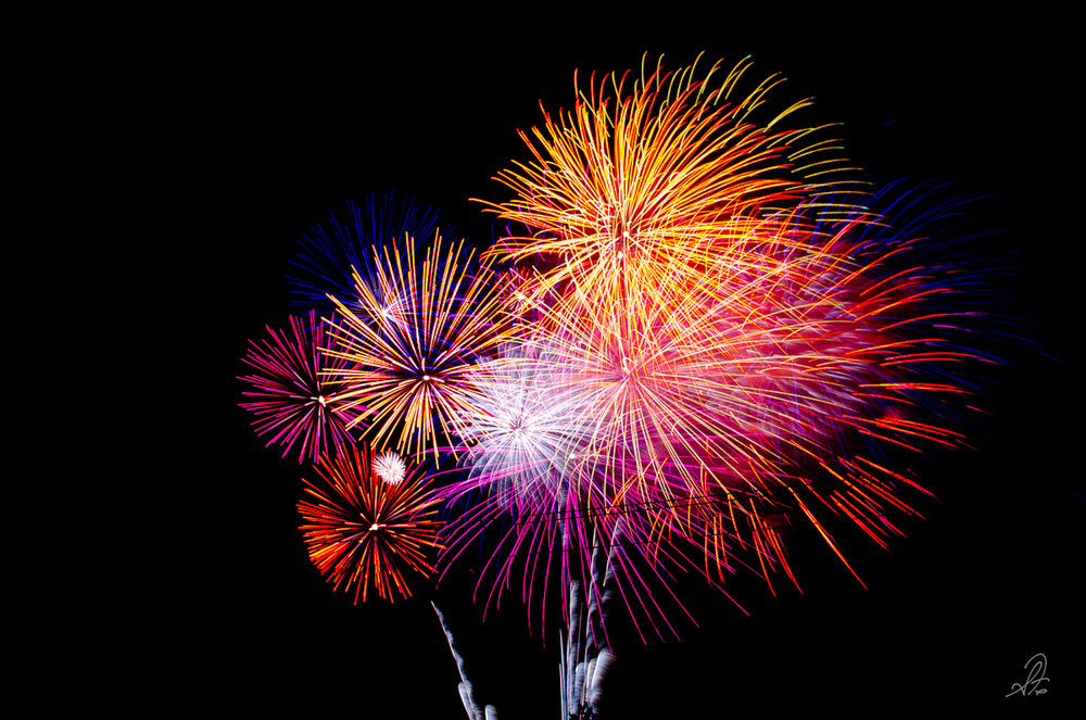 Photos of the 4th of July Fireworks in Auburn