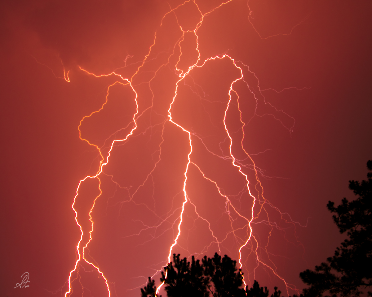 Summer Lightning Storm in Alabama