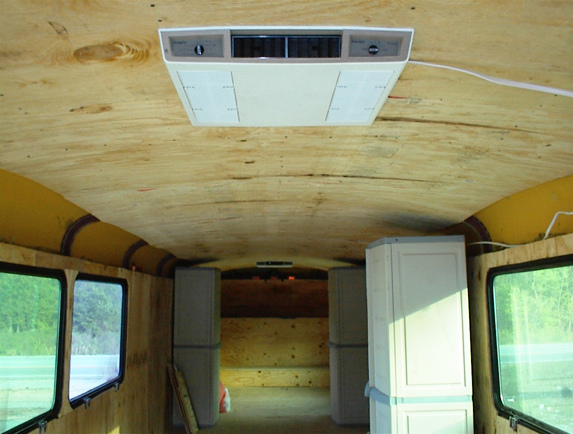 Installing the AC Units on our MCI Bus Conversion