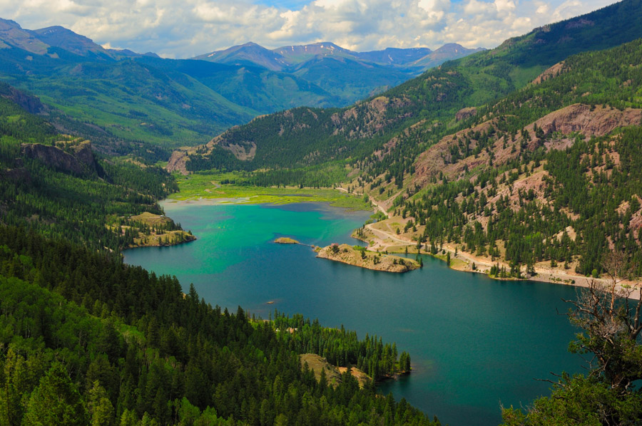 Lake City Colorado Wide-Angle Water Landscape