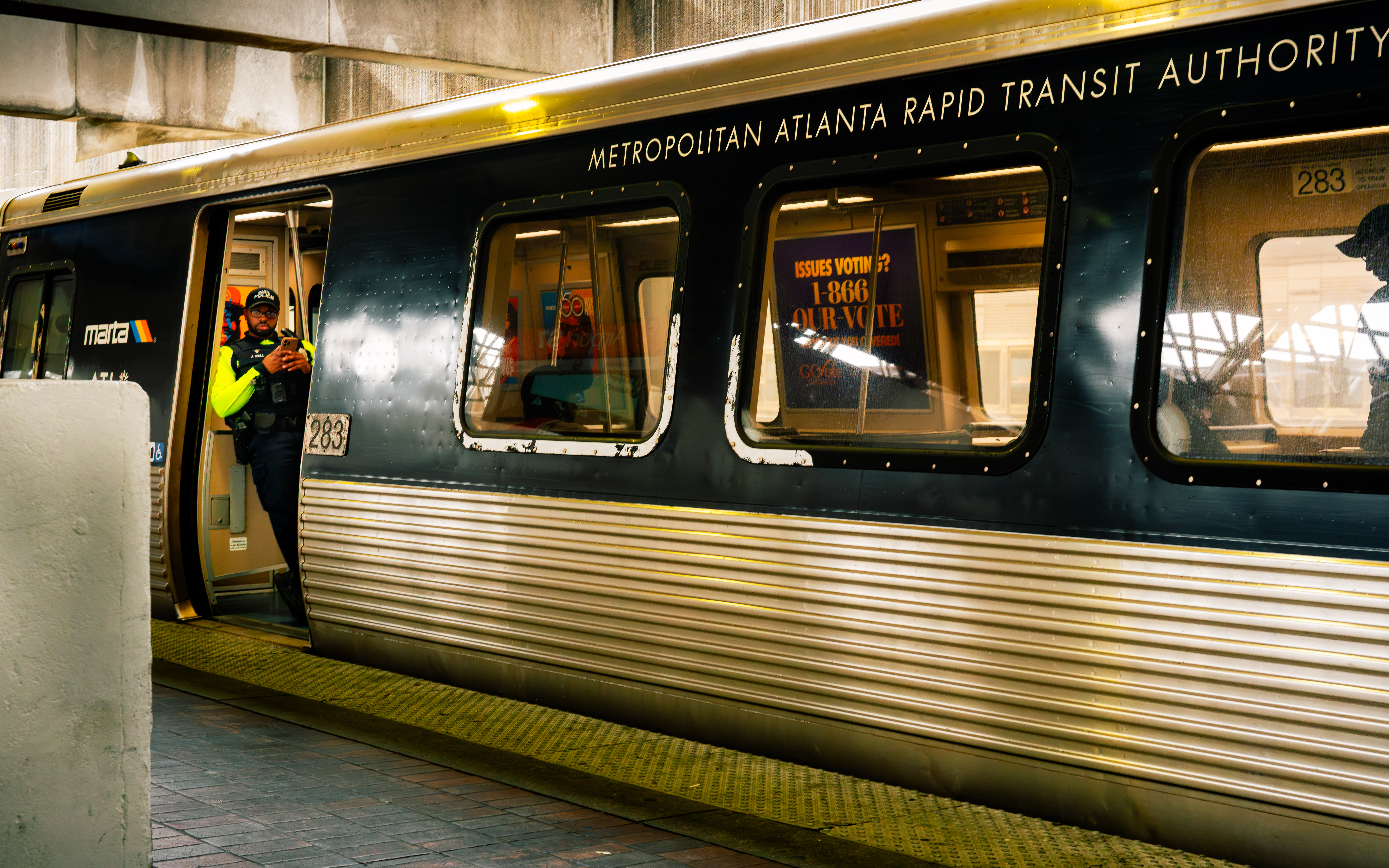 Atlanta MARTA Police Keeping the Train Safe