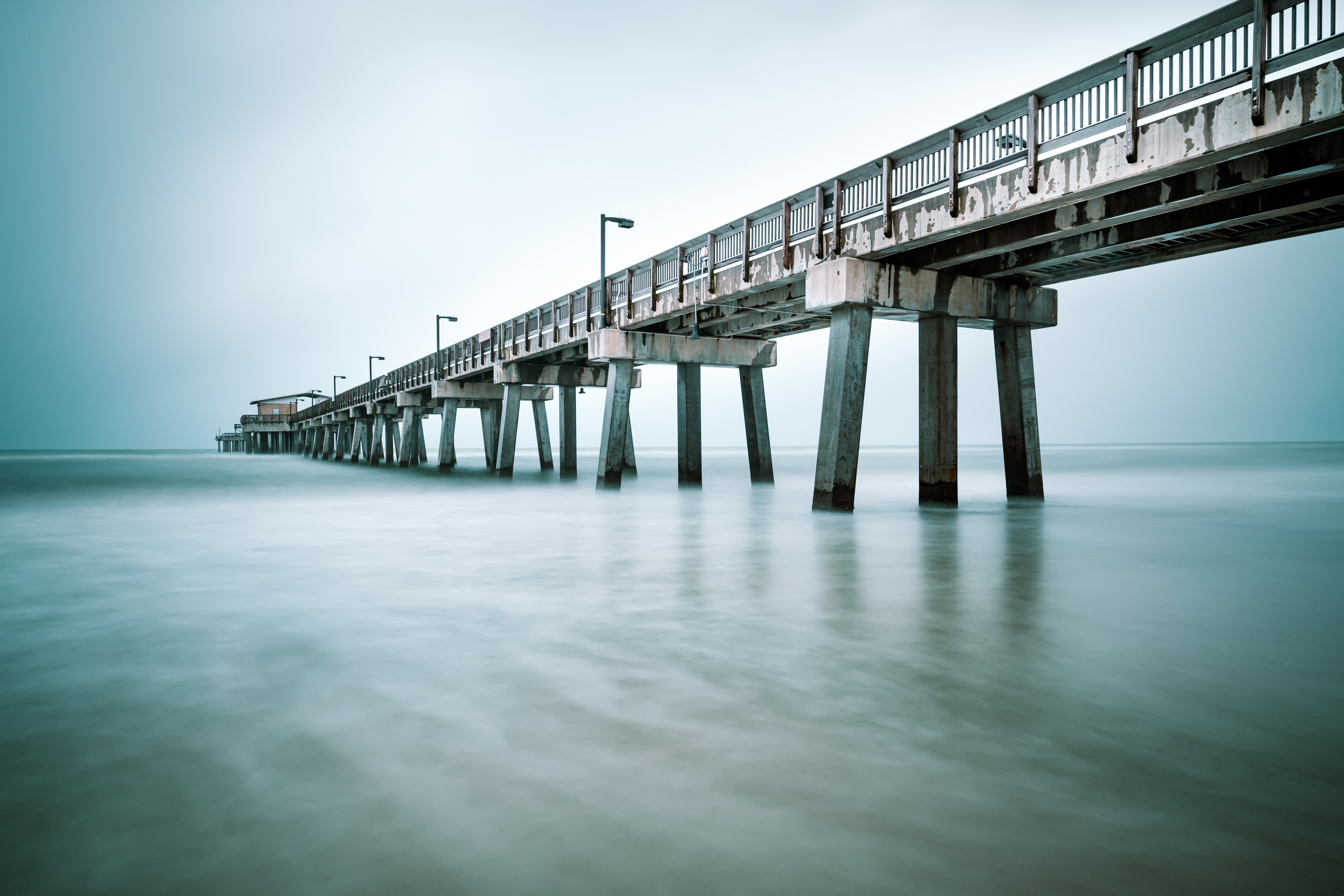 Gulf State Park Pier in a Storm