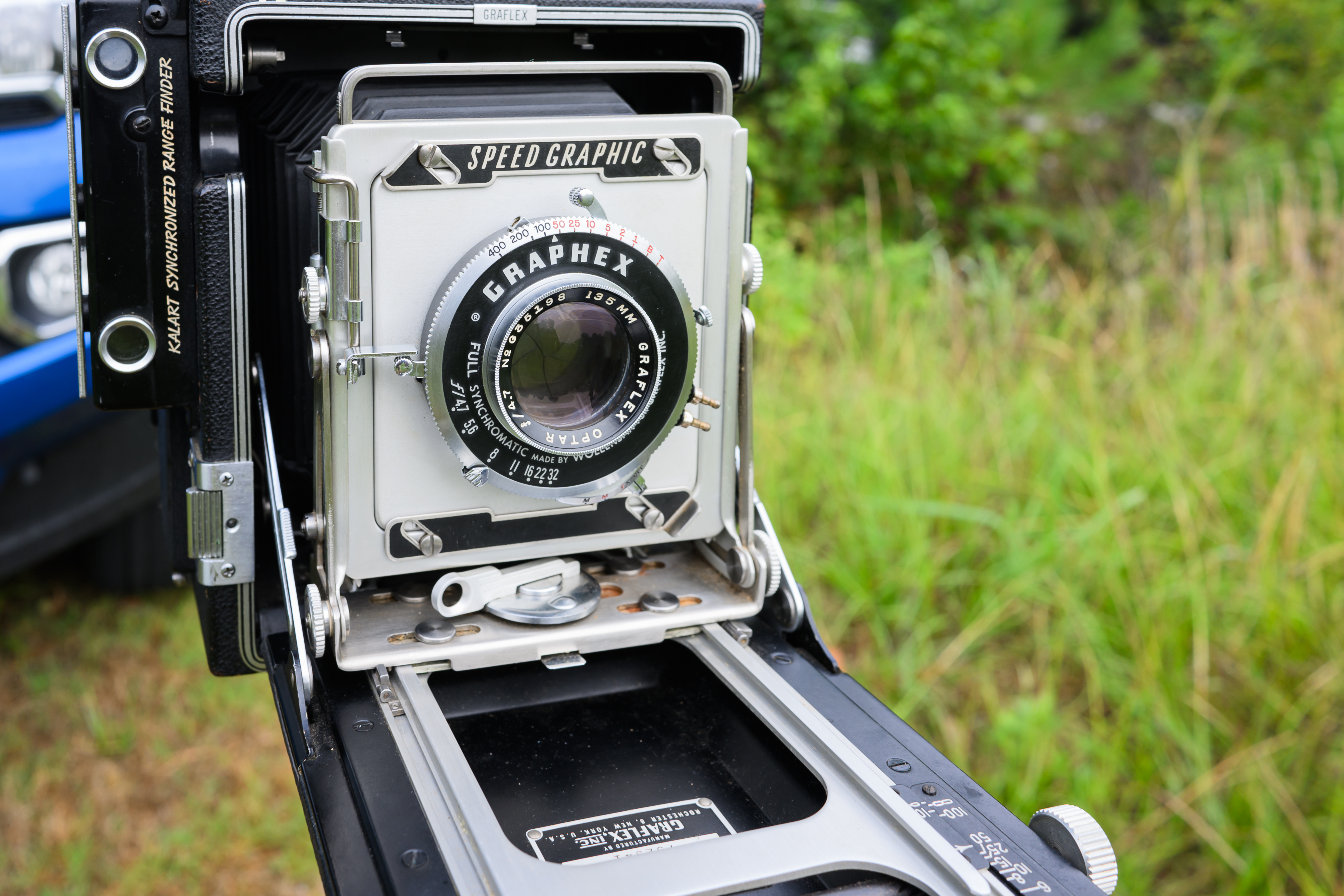 Graflex Medium Format Camera with 120 Film Roll Back