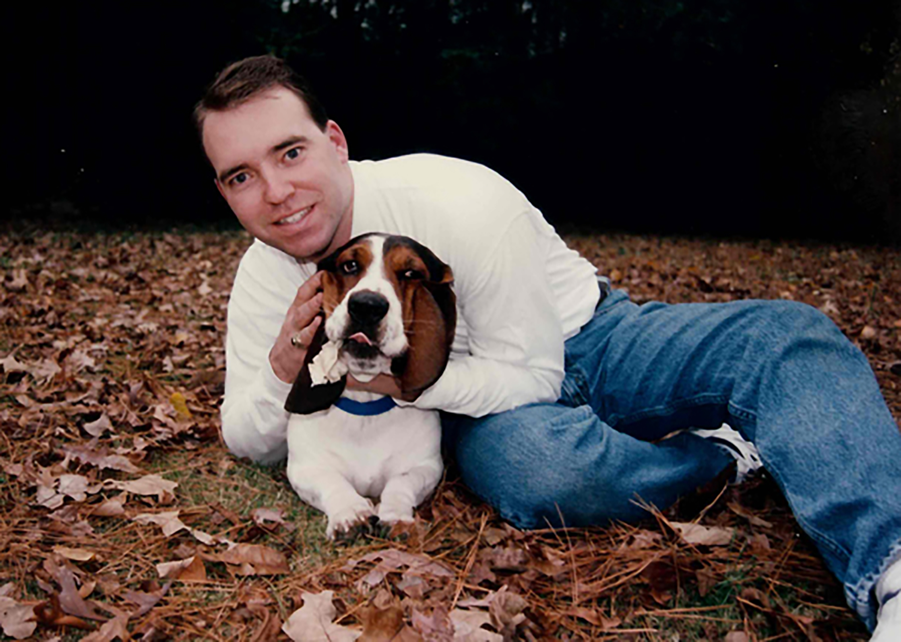 Scott and Blazer in Birmingham in 1994